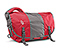 Classic Messenger Bag - ballistic nylon rev red / gunmetal / rev red