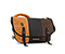 Classic Messenger Bag - poly weathered canvas peanut / nylon black / h3d herringbone dark brown