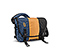 Classic Messenger Bag - ballistic nylon dusk blue / mustard yellow / black