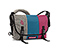 Classic Messenger Bag - poly tweed confetti / ballistic nylon aloha blue / ballistic nylon mulberry