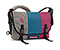 Classic Messenger Bag - poly tweed confetti / ballistic nylon aloha blue / ballistic nylon mulberry