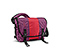 Classic Messenger Bag - ballistic nylon village violet / rev red / village violet