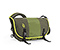Classic Messenger Bag - canvas peat green / ballistic nylon algae green / canvas peat green