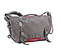 D-Lux Laptop Bondage Messenger Bag - ballistic nylon gunmetal / rev red