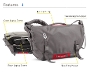 D-Lux Laptop Bondage Messenger Bag Diagram