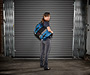 D-Lux Laptop Bondage Messenger Bag Model