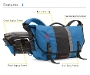 D-Lux Laptop Racing Stripe Messenger Bag Diagram