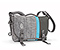 D-Lux Laptop Racing Stripe Messenger Bag - textured grey texture / textured grey texture / ballistic nylon carbon
