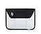 Envelope Sleeve for the NEW iPad, iPad2 - ballistic nylon black / white / black