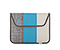Envelope Sleeve for the NEW iPad, iPad2 - texture grey / ballistic nylon cold blue / coated canvas tusk grey