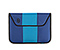 Envelope Sleeve for the NEW iPad, iPad2 - ballistic nylon night blue / pacific / night blue