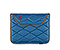 Plush Sleeve for the NEW iPad, iPad 2 - ballistic nylon blue / gunmetal 