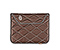 Plush Sleeve for the NEW iPad, iPad 2 - ballistic nylon mahogany brown / tusk grey