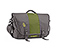 Commute Laptop TSA-Friendly Messenger Bag - ballistic nylon gunmetal / algae green / gunmetal