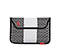 New Kindle & Kindle Paperwhite Envelope Sleeve - print bw polka dots / 1680d ballistic white / print bw polka dots