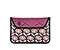 Kindle Fire Plush Sleeve - print lola floral / 420d matte mulberry purple