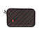 Plush Layer Laptop Sleeve - 420d matte black / bixi red