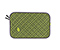 Plush Layer Laptop Sleeve - 420d matte algae green / gunmetal