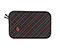 Plush Layer Laptop Sleeve - 420d matte black / bixi red