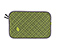Plush Layer Laptop Sleeve - 420d matte algae green / gunmetal