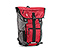 Phoenix Cycling Backpack - 420d nylon gunmetal / revlon red / revlon red