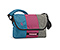 Spin Messenger Bag - ballistic nylon aloha blue / ballistic nylon mulberry / poly tweed confetti