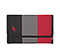 Kindle Fire Professor Jacket - ballistic nylon black / gunmetal / red