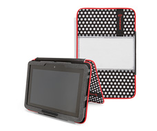 Print BW Polka Dots / 630D Matte White / Print BW Polka Dots