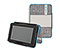 New Kindle Fire Gripster Jacket - texture grey texture / coated canvas cold blue / texture tusk grey