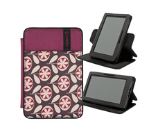 Print Lola Floral / 420D Matte Mulberry Purple / Print Lola Floral