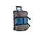 Conveyor Wheeled Duffel Bag - ballistic nylon gunmetal / blue / gunmetal