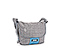 Express Shoulder Bag - texture grey / ballistic nylon cold blue
