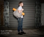 Full-Cycle Scrunchie Yoga Tote Bag Model