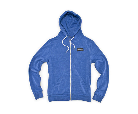 , Unisex Full-Zip Hoodie Sweatshirt Front