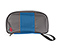 Clear Flexito Toiletry Kit - ballistic nylon gunmetal / blue / gunmetal