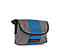 Grande Burrito Toiletry Kit - ballistic nylon gunmetal / blue / gunmetal