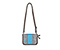 Swipe Wallet - texture grey / ballistic nylon cold blue / texture grey