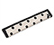 Custom Strap Pad - polka dots linen black
