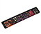 Custom Strap Pad - ink splatter red, purple, black