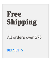 Free Shipping - All Orders over $75